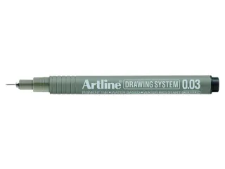 Fineliner Artline technisch 0.03mm zwart - 2