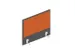 cache de banque d'accueil,MS-gris foncé,BN3012-orange