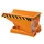 Kiepbak 0.15m³ Hxbxd 550x640x960mm Afrolautomaat Gelakt Ral2000