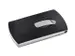 Etui pour cartes de visite noir imitation cuir "Snap" pour max 12 cart