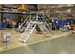 passerelle,estrade H 0,86m,2x4marches,marches l 1000mm,inclinaison 45