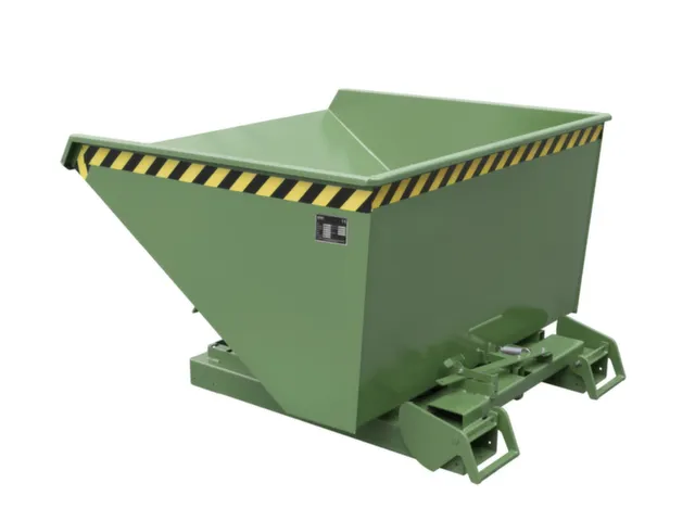 kiepbak,HxLxB 1125x1920x1095mm,1,2m³,draagverm. 1500kg,RAL6011