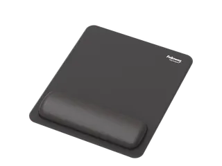 Muismat met polssteun Fellowes Breyta zwart 20x24cm - 1