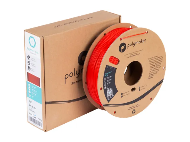 Polymaker PolyMax Tough PLA filament 1,75 mm Rood 0,75 kg