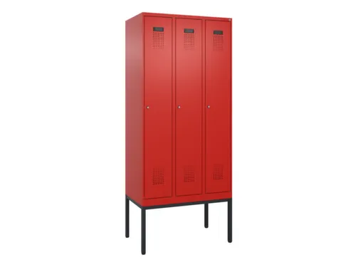 locker voor scheiding van kleding,HxBxD 2120x900x500mm,3vak