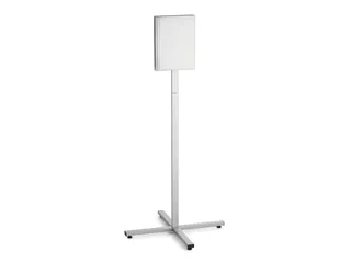 Vloerstandaard info stand outdoor A4 grijs - 1