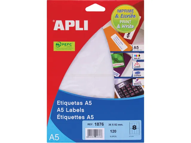 Etiketten 36x82mm Print & Write Wit