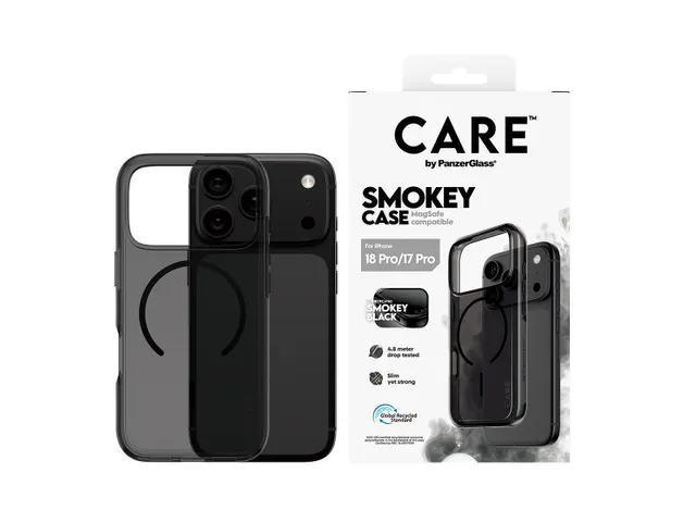 PanzerGlass CARE by Smokey Case w. Black MagSafe iPhone 2026 Pro