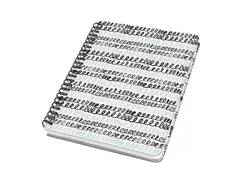 Notitieboek Jolie A5 spir. CURLY MINT punt-gelijnd 120pag 100gr HC