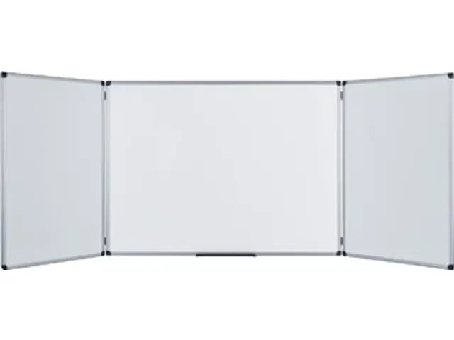 Tableau blanc tryptique Excellence émaillé trio 90x60cm (fermé)