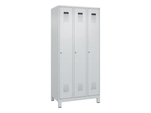 locker voor scheiding van kleding,HxBxD 1950x900x500mm,3vak