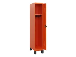 schoollocker,HxBxD 1630x300x500mm,1vak,vak B 300mm,draaigrendel,voeten