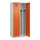 locker voor scheiding van kleding,HxBxD 1850x800x500mm,2vak