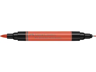 Tekenstift Faber-Castell Pitt Artist Pen duo marker 118 scharlakenrood - 4
