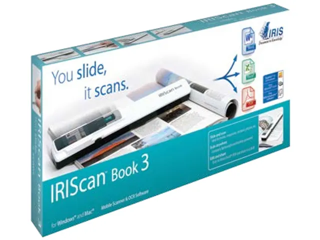 I.R.I.S. IRIScan Book 3 Handmatige scanner 900 x 900 DPI A4 Wit