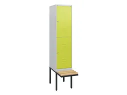 Dubbeldekse dekenkist,HxBxD 1950x400x815mm,1x2vak.,vak B 400mm