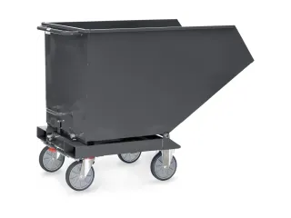 Afvalbakken 4703 Ral7016 750kg 600 liter - 2