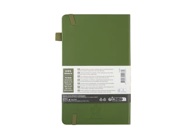 Notitieboek Sakura hard cover large lijn dennennaald 130x210mm