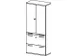 kantoorkast,HxBxD 1920x800x430mm,decor romp beuken,decor front esdoorn