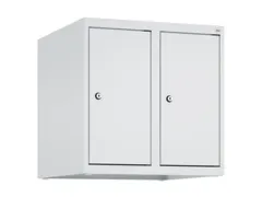 opzetkast,v. locker,2vak.,vak B 250mm,HxBxD 500x500x500mm,vleugeldeur