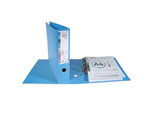 Ordner PP Prem'Touch A4maxi 80mm liblauw