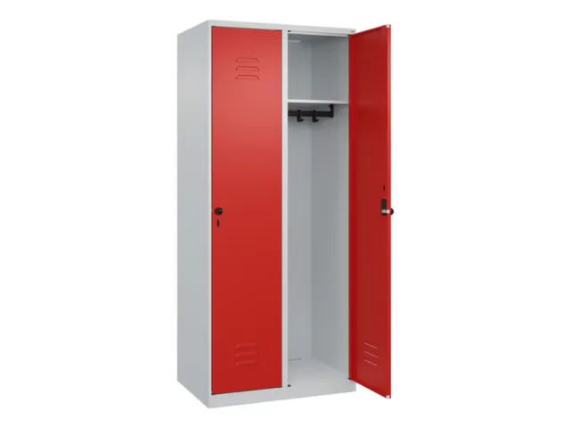 locker,HxBxD 1850x800x500mm,2vak,vak B 400mm,draaigrendel