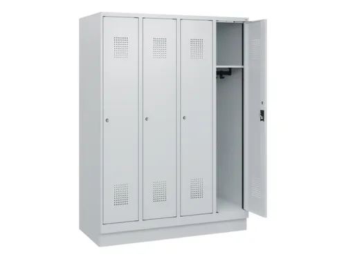 schoollocker,HxBxD 1630x1200x500mm,4vak,vak B 300mm,cil.-slot,sokkel