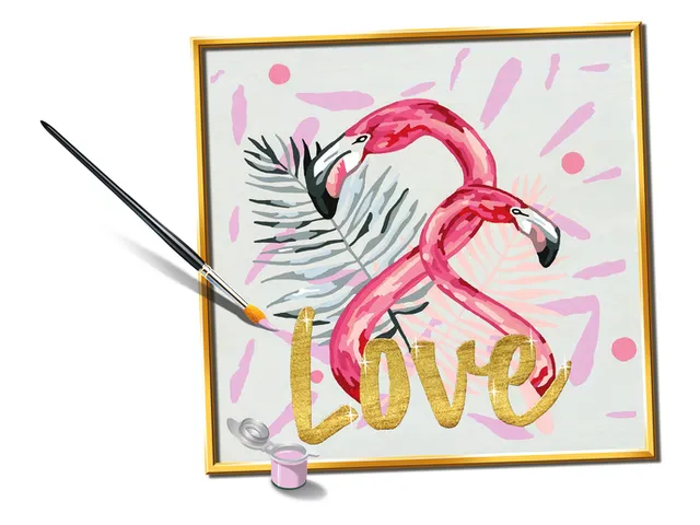 Schilderen op nummers CreArt Love