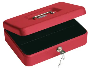 Geldkist Pavo 250x180x90mm rood - 2