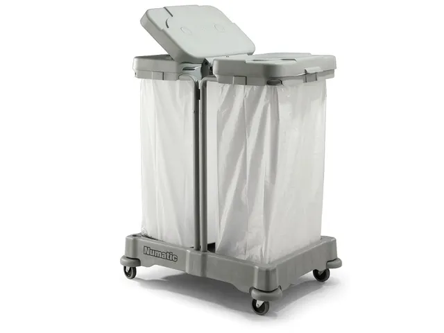 Vuilverzamelwagen Grijs NSX240 240 liter