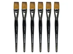 Penseel Kangaro Serie 341 plat Nr. 24 synthetisch doos 6 stuks