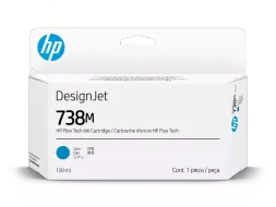 HP 738M cyaan DesignJet inktcartridge 130ml A24VMA