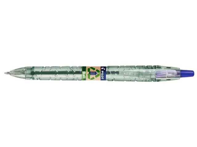 Balpen Pilot B2P Ecoball Begreen 1.0mm Medium punt Blauw
