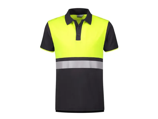 Polo Santino Hamburg, gris/jaune, taille M, la piece