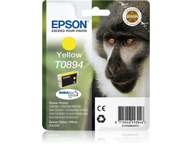 Singlepack Yellow T0894 DURABrite Ultra Ink