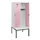 locker met bank,HxBxD 1950x800x815mm,2vak,vak B 400mm,draaigrendel