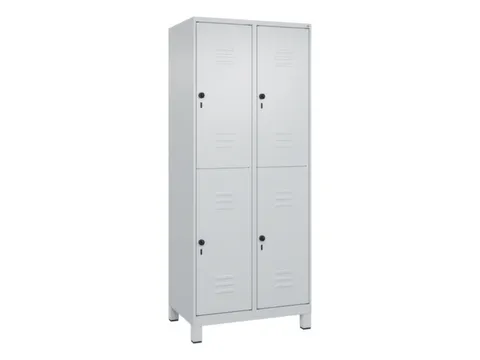 dubbeldekse locker,HxBxD 1950x800x500mm,2x2vak.,vak B 400mm
