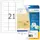 HERMA 8670 Transparante folie-etiketten Mat A4 63,5x38,1mm 525 stuks