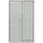schuifdeurkast,HxBxD 1980x1200x430mm,4xStalen bodem,5 OH