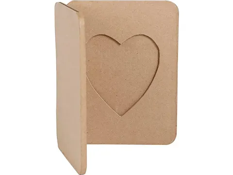 Figuur Décopatch fotokader album met harten 14x1.5x18cm