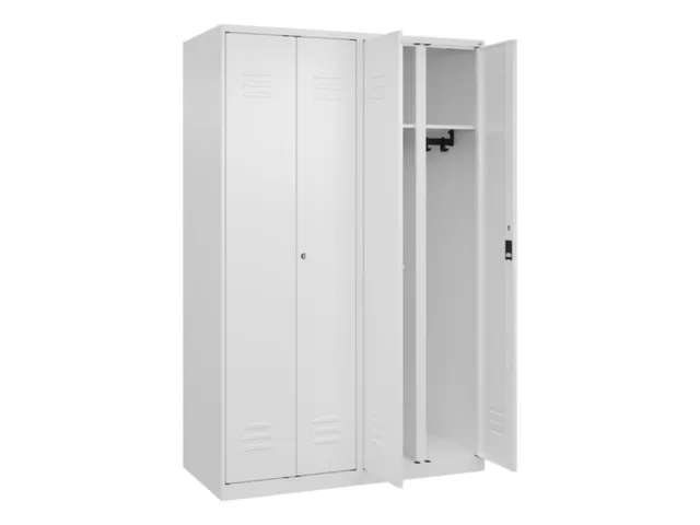 locker voor scheiding van kleding,HxBxD 1850x1200x500mm,4vak