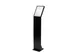 Verlichte Brochure Standaard LED Slide In A4 Zwart
