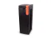 BonTon Original PD afvalbak 70 liter met dichte deksel zwart/rood