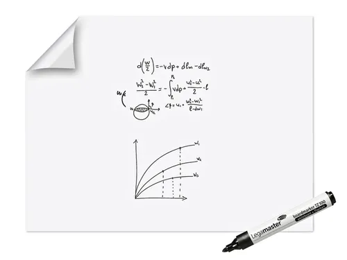 Legamaster Magic-Chart whiteboard folie XL 90x120cm Wit 15 vel