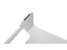 Aluminum Monitorverhoger Hoogte 60 mm