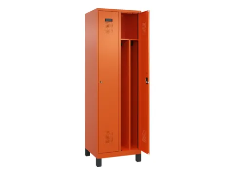 locker voor scheiding van kleding,HxBxD 1950x600x500mm,2vak