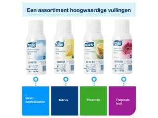 Luchtverfrisser Tork A1 236050 Air freshner citrus 75ml Navulling - 6