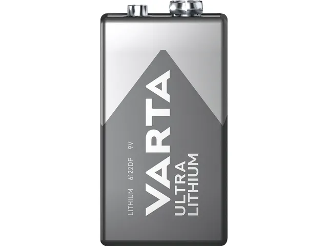 Batterij Varta Ultra lithium 9Volt