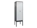 locker voor scheiding van kleding,HxBxD 2120x600x500mm,2vak