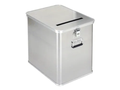 Dossierafvalbak 80 Liter Aluminium 650x435x385mm Inworpsleuf